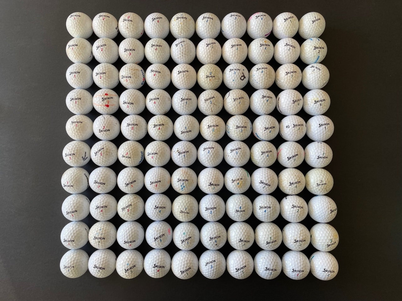 100 Srixon Golf Balls